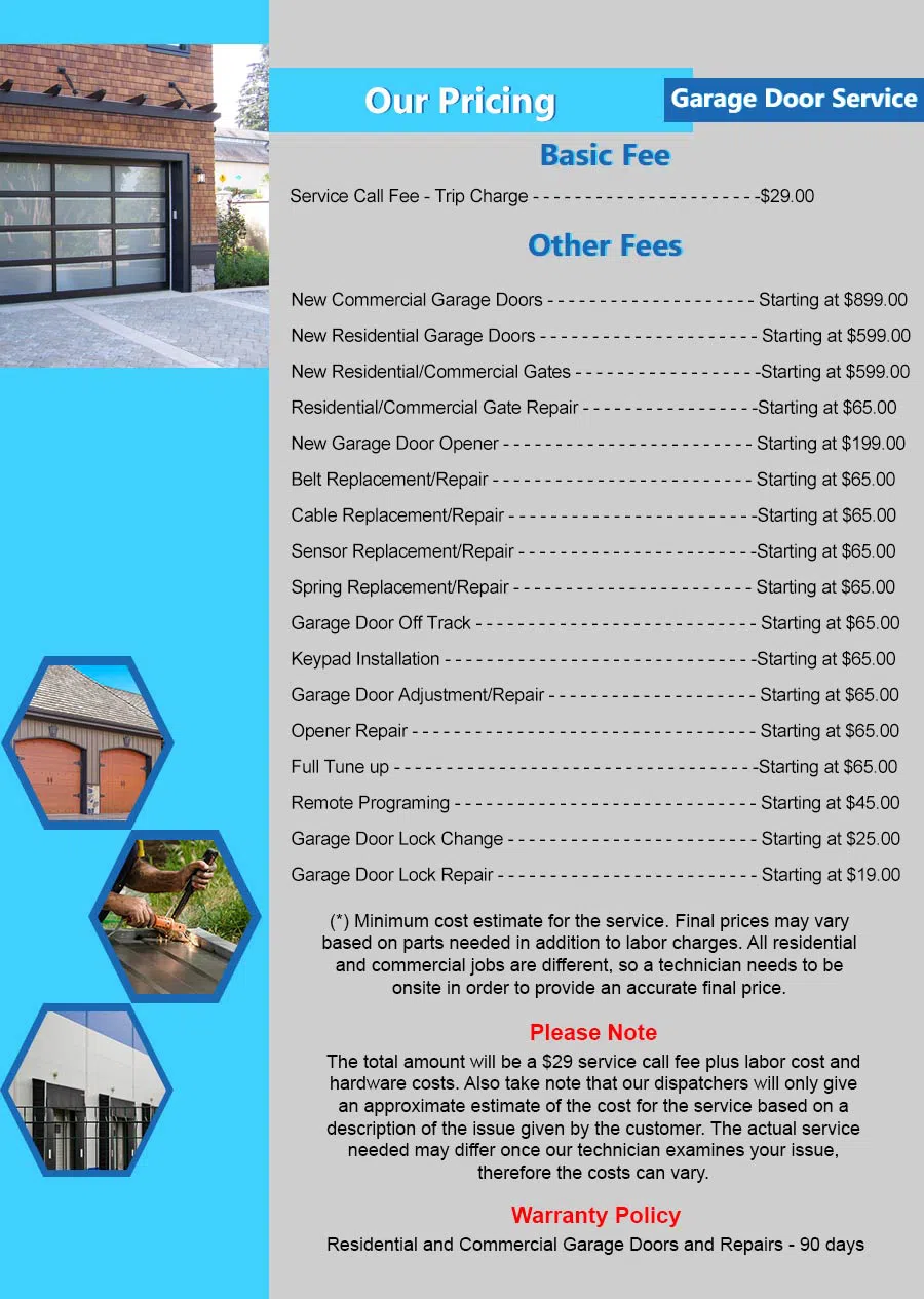 Capitol Garage Door Service Louisville, KY 502-354-2608 - pricelist4