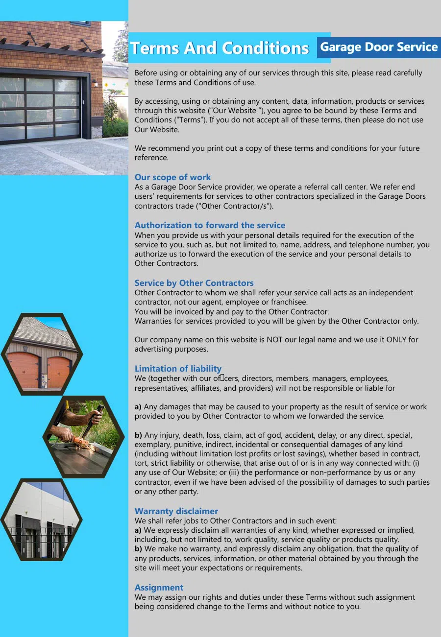 Capitol Garage Door Service Louisville, KY 502-354-2608 - terms4